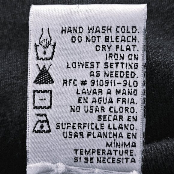 Kathie Lee Black Clasp Short Sleeve Top w/ Built In Undershirt - L - Picture 6 of 7